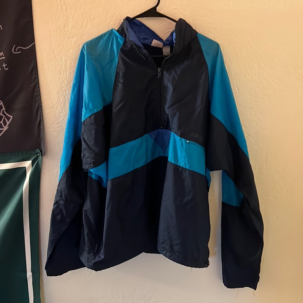 Vintage 80s 90s Nike gray tag windbreaker zip up jacket xl